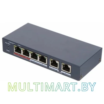 Коммутатор Hikvision DS-3E0106P-E/M